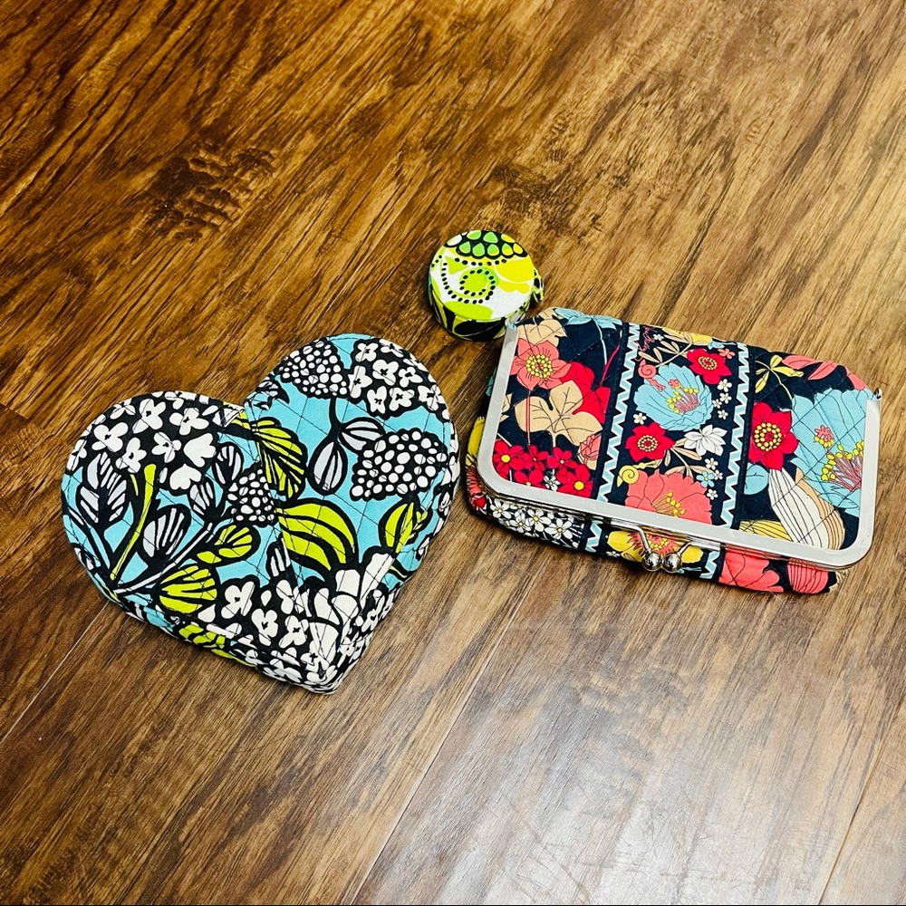 Vera Bradley jewelry makeup organizing cases
